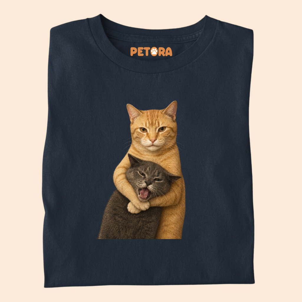 Cat fight Meme Premium T-shirt for Pet Lovers