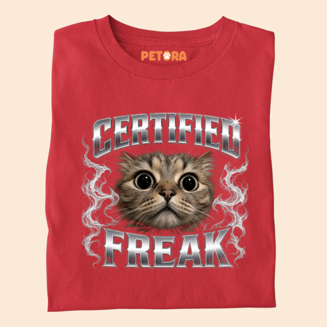Certified Freak Cat Meme T Shirt