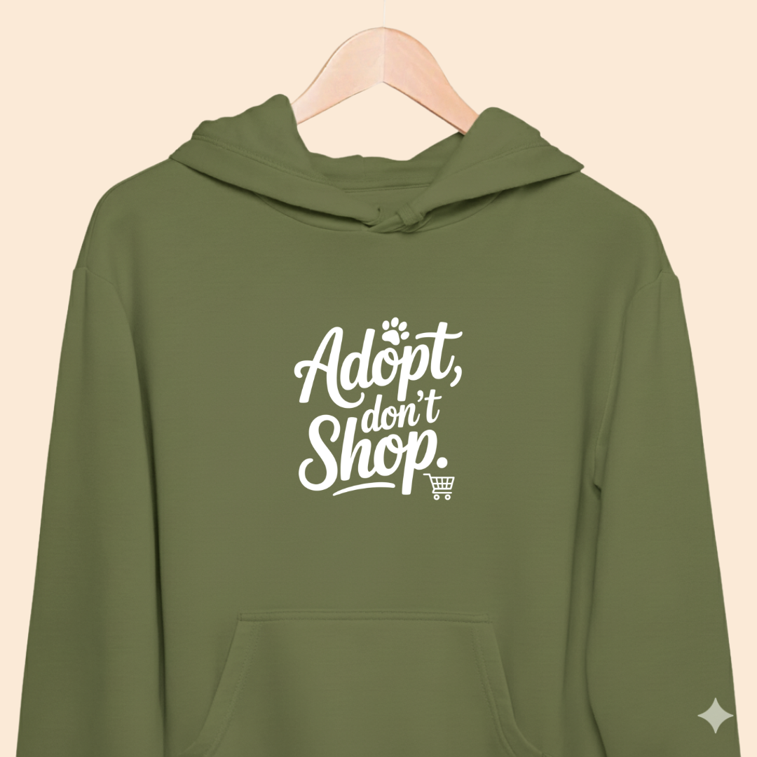 Adopt, Don't Shop Premium Unisex Hoodie for Pet Lovers