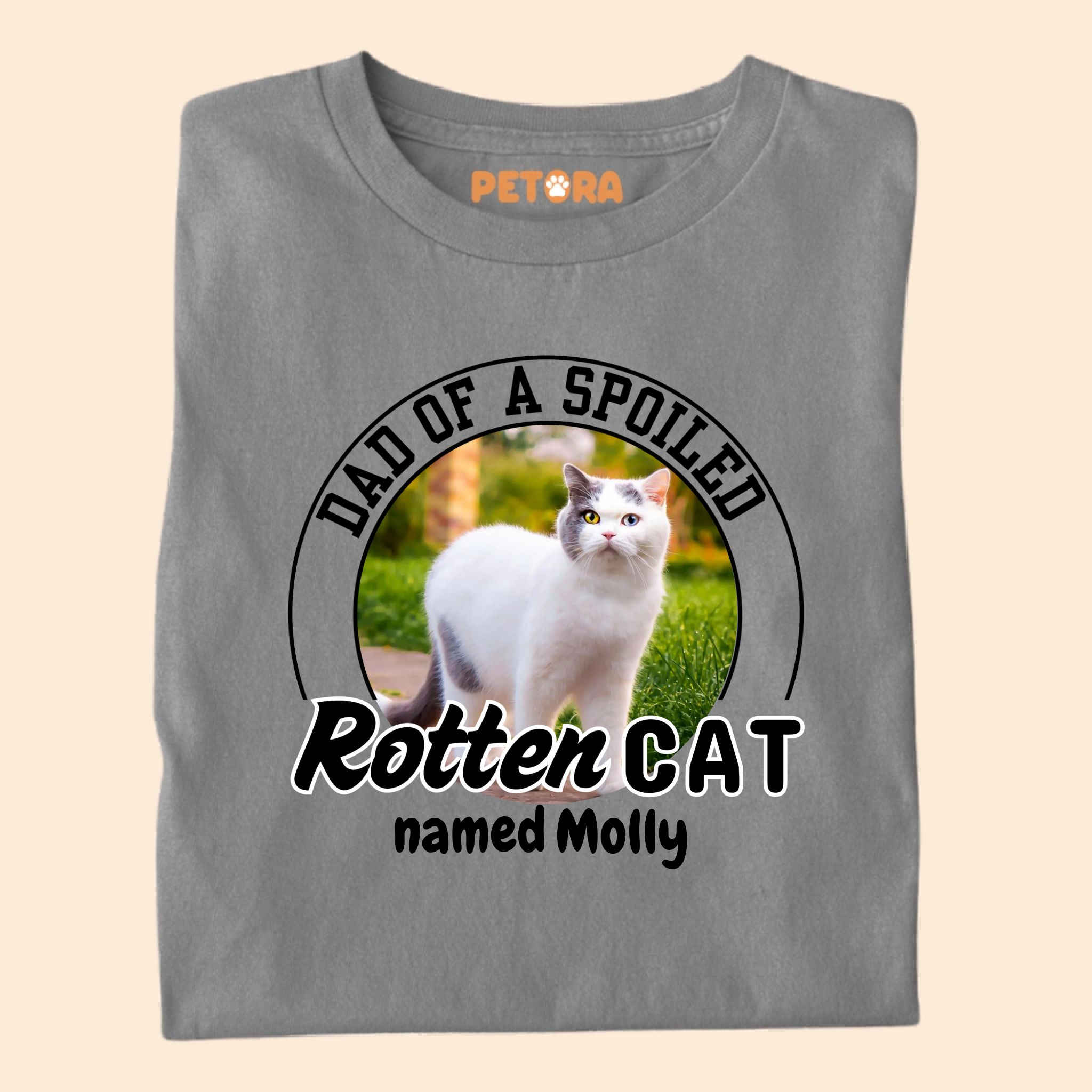 [Personalised] Dad of a Spoiled Rotten Cat