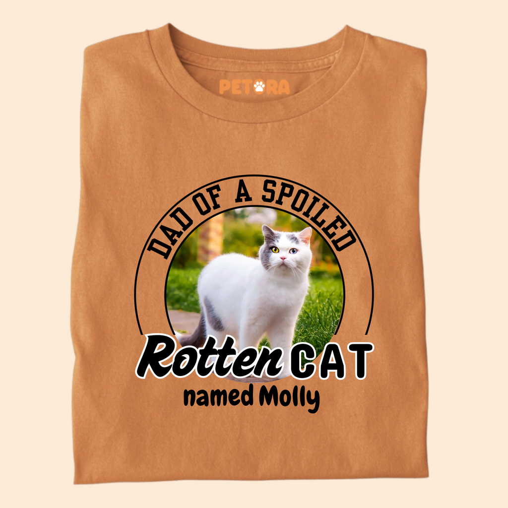 [Personalised] Dad of a Spoiled Rotten Cat