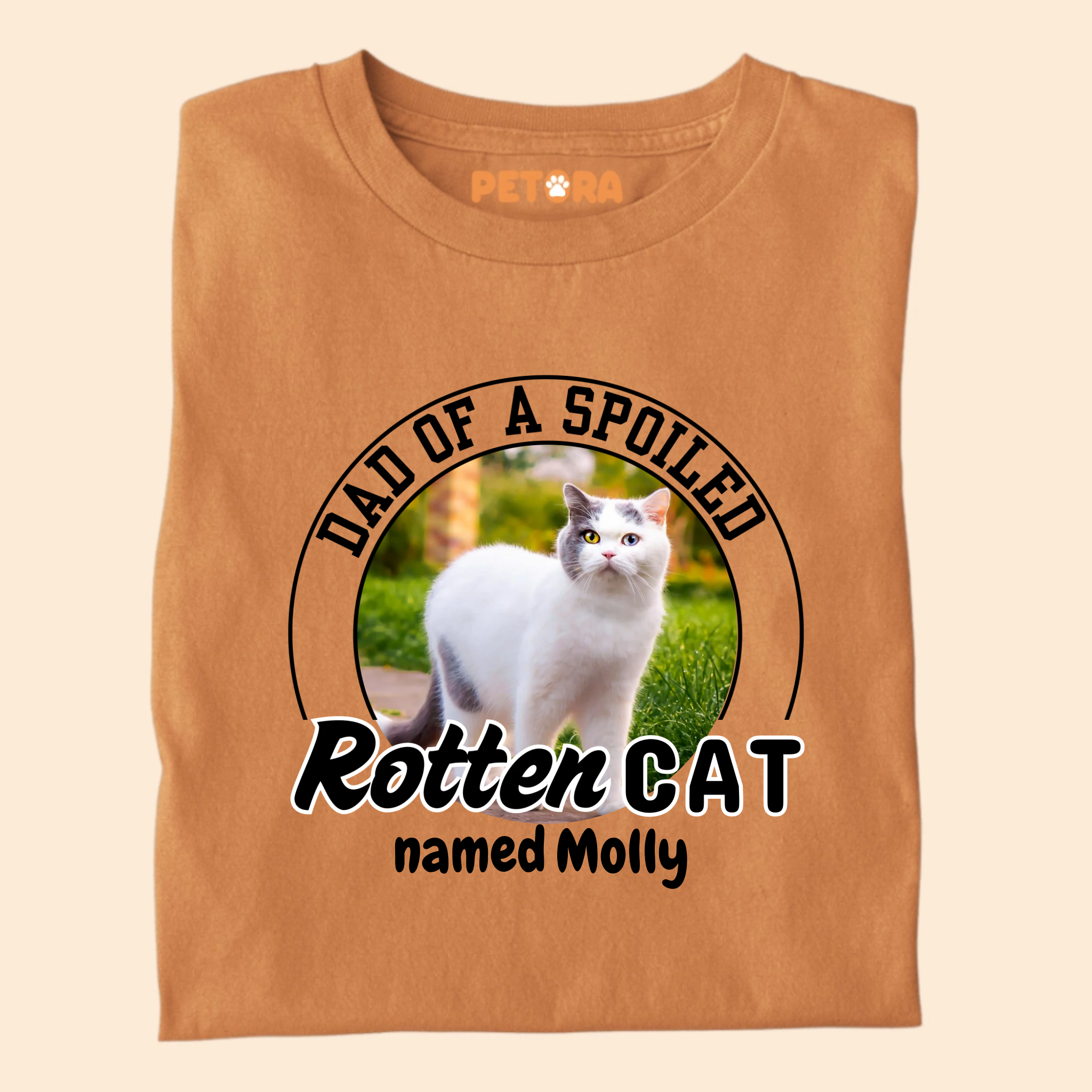 [Personalised] Dad of a Spoiled Rotten Cat