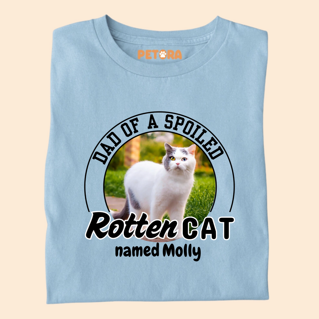 [Personalised] Dad of a Spoiled Rotten Cat