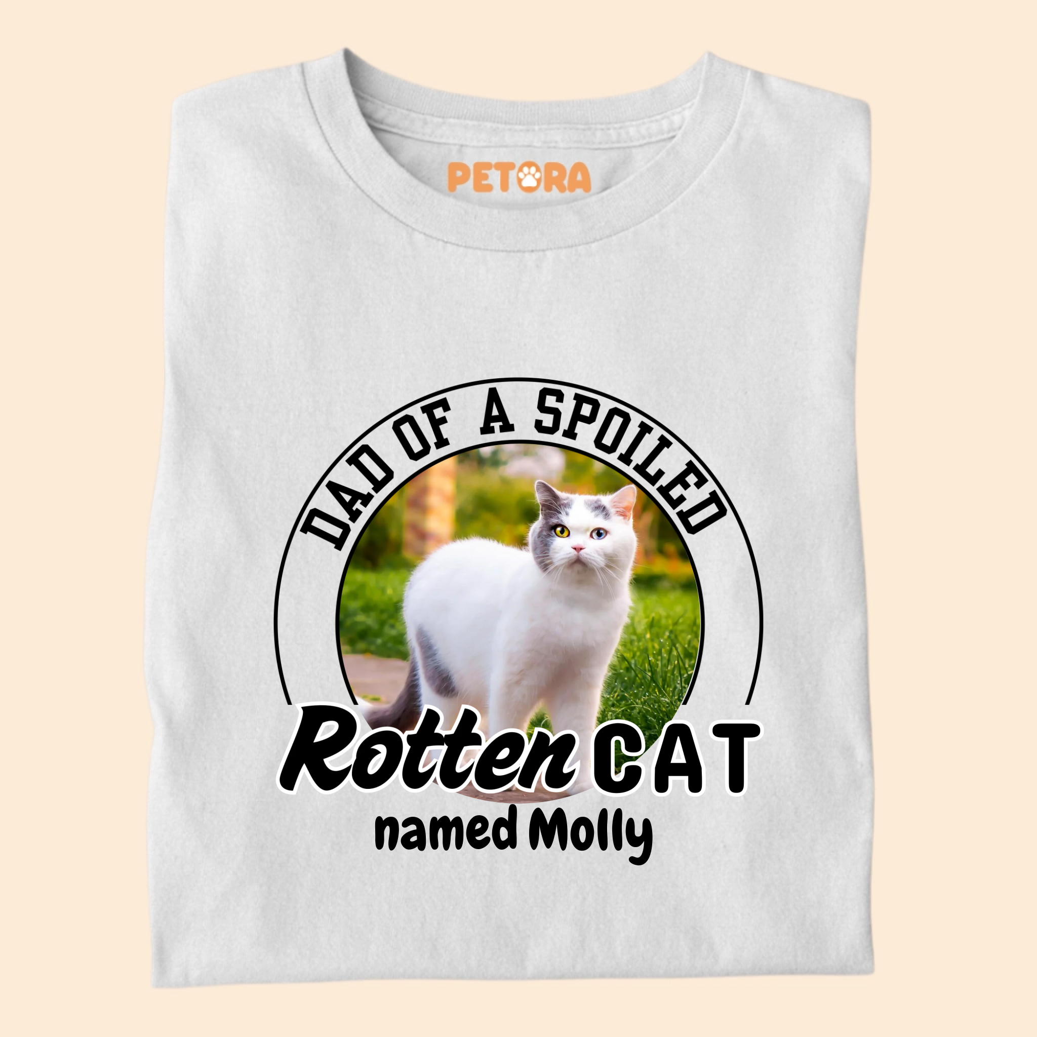 [Personalised] Dad of a Spoiled Rotten Cat