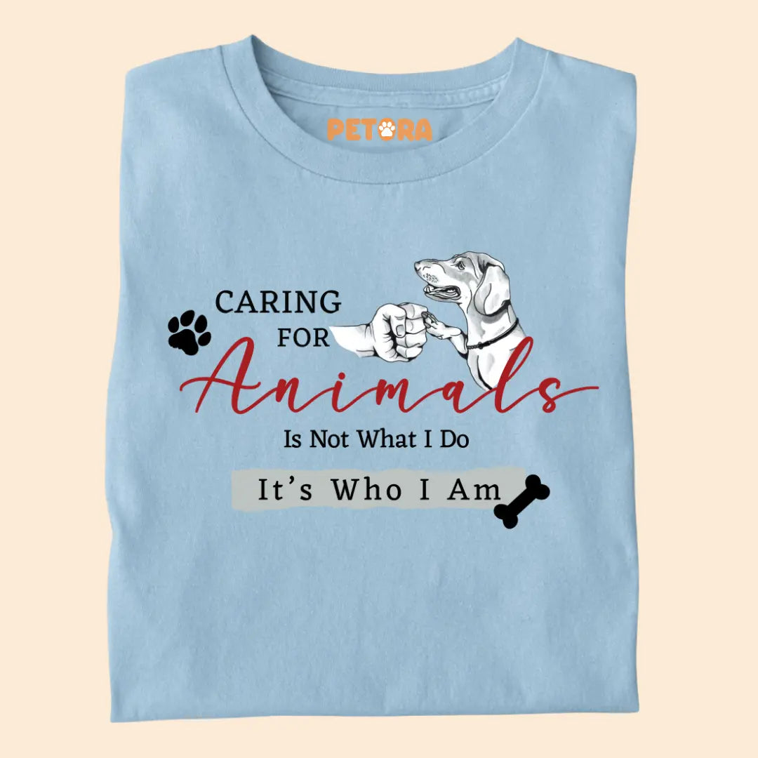 Caring For Animals Premium T-Shirt for Dog Lovers
