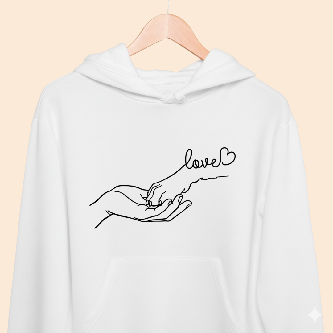 Dog is my Love - Paw Connection - Premium Unisex Hoodie for Pet Lovers