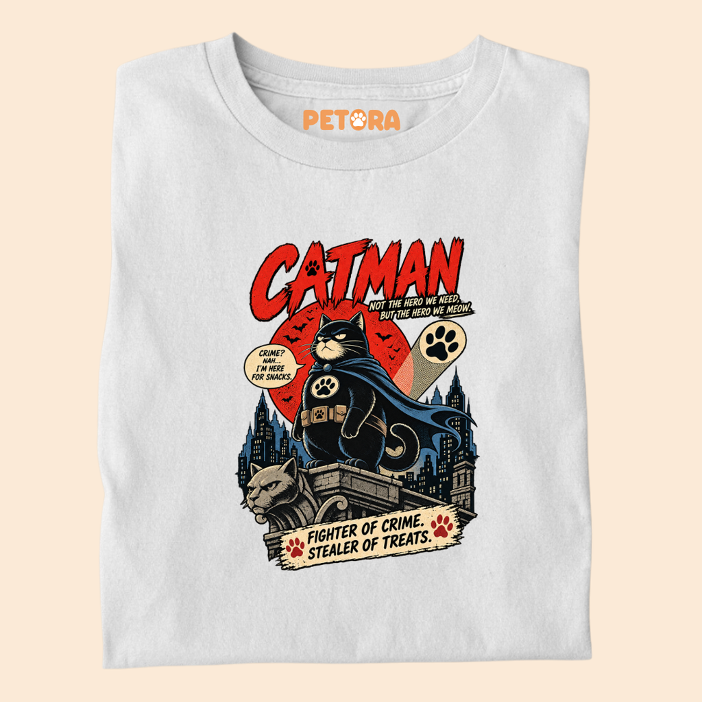 Catman Superhero Black Cat T-Shirt