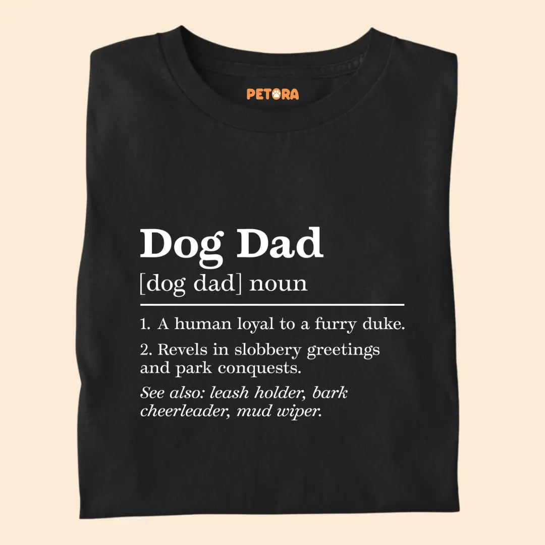 Dog Dad Noun Premium T-Shirt for Dog Lovers