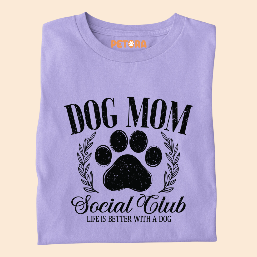 Dog Mom Social Club Premium T-shirt for Women