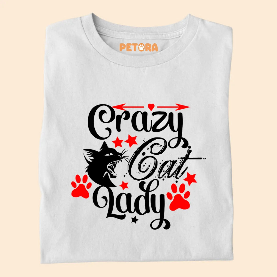 Crazy Cat Lady Premium T-shirt For Cat Lovers