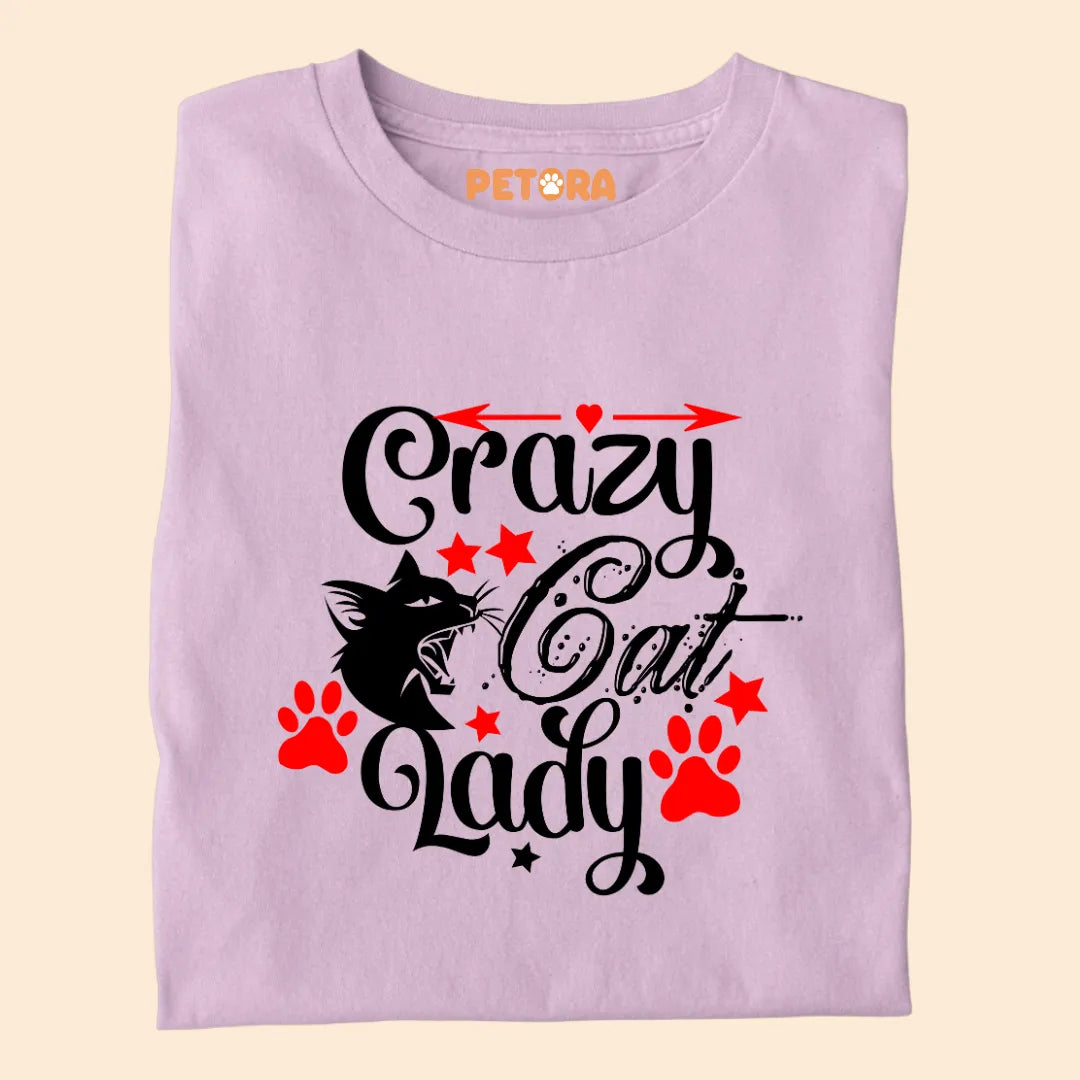 Crazy Cat Lady Premium T-shirt For Cat Lovers