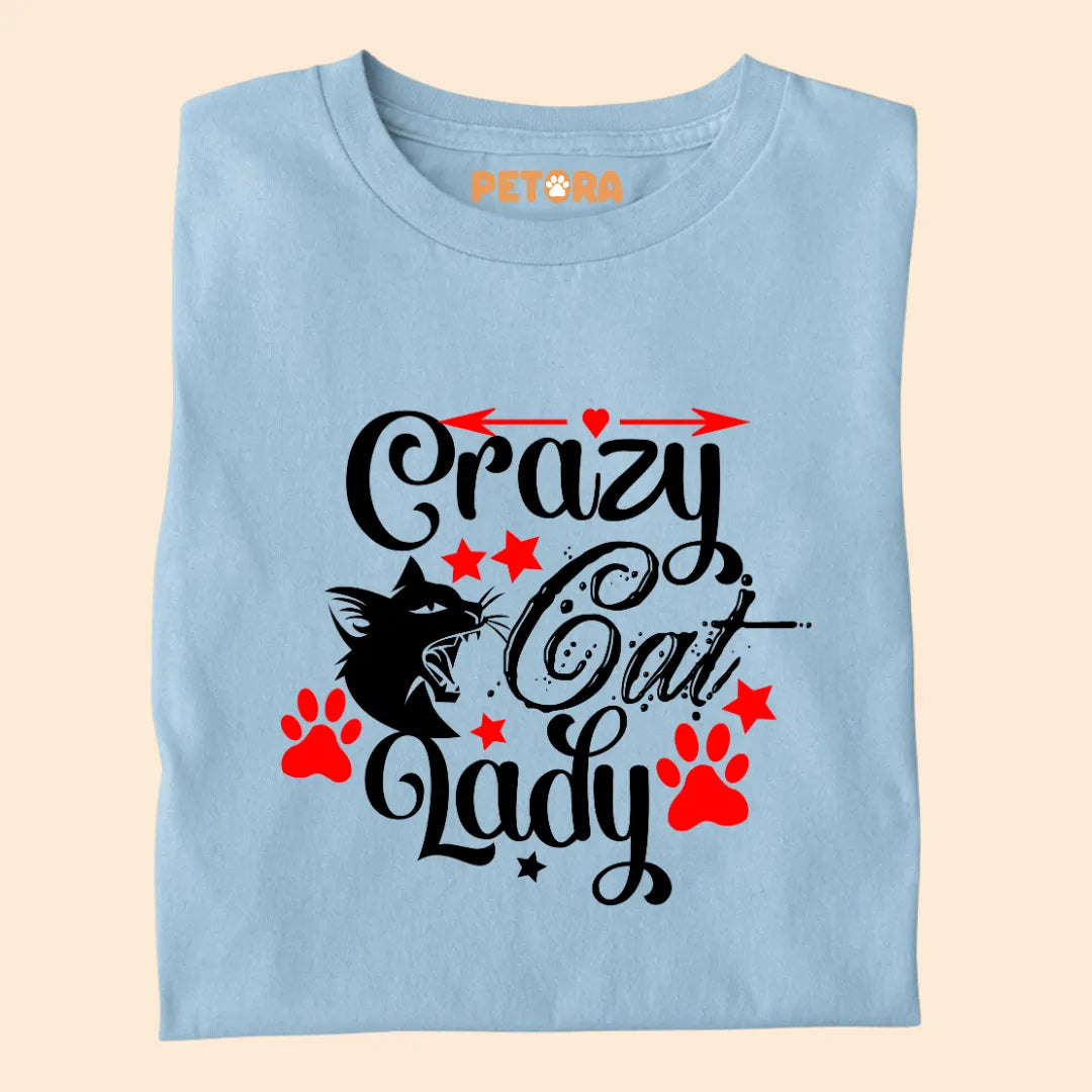 Crazy Cat Lady Premium T-shirt For Cat Lovers