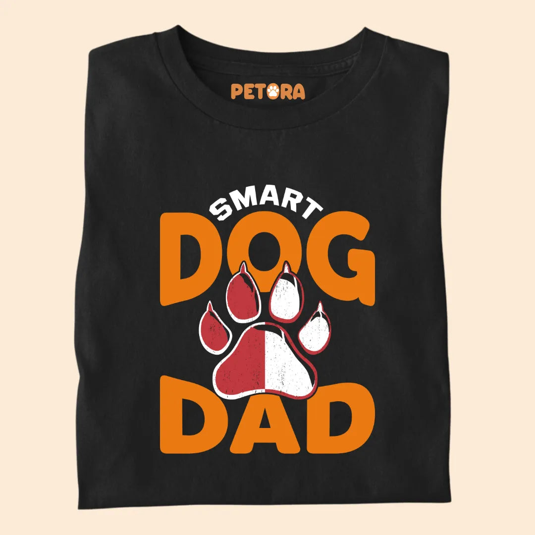 Smart Dog Dad Premium T-shirt for Pet Lovers