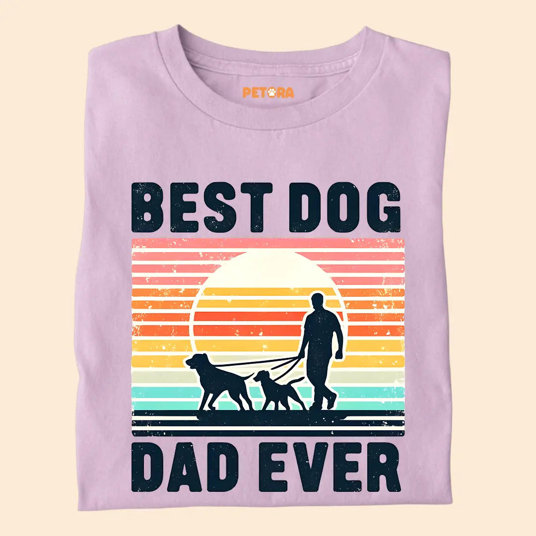 Best Dog Dad Ever Premium T-Shirt for Dog Lovers