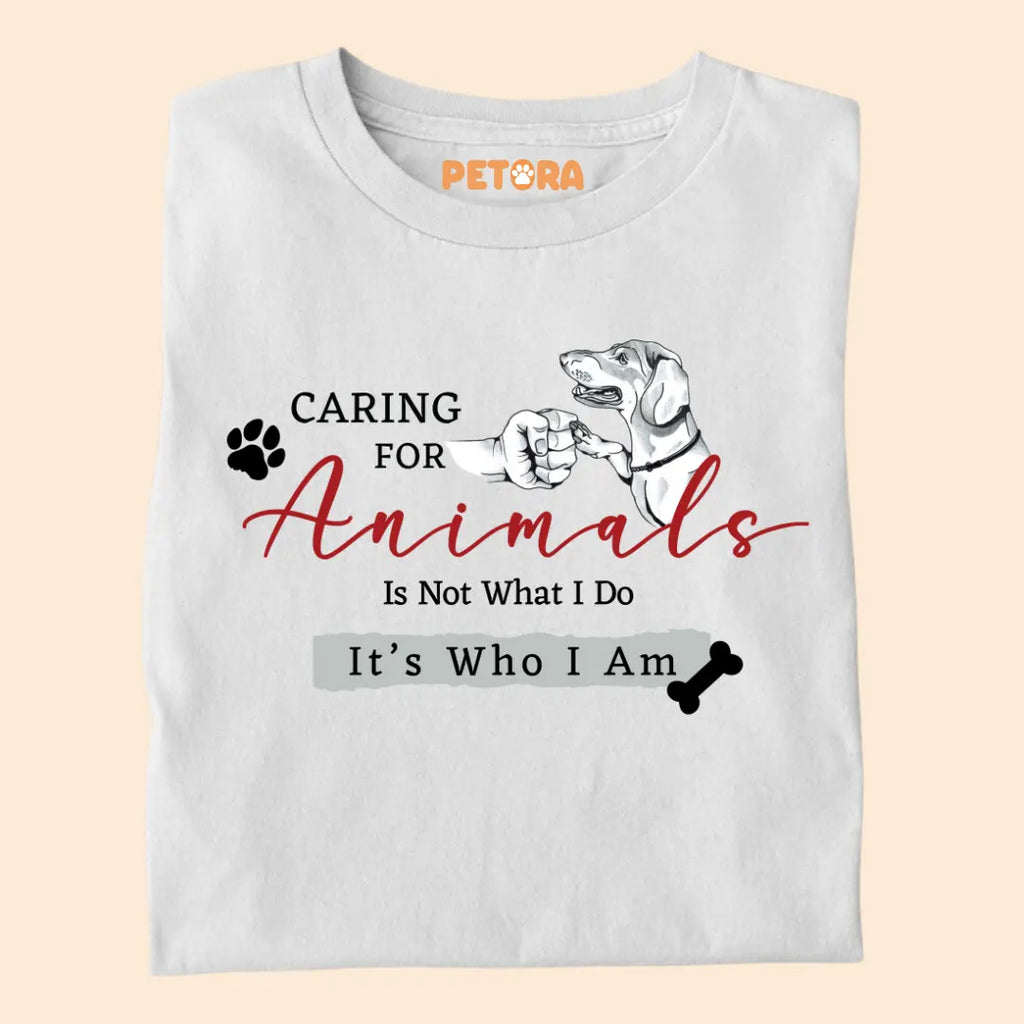 Caring For Animals Premium T-Shirt for Dog Lovers