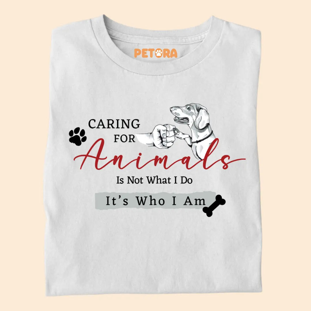 Caring For Animals Premium T-Shirt for Dog Lovers