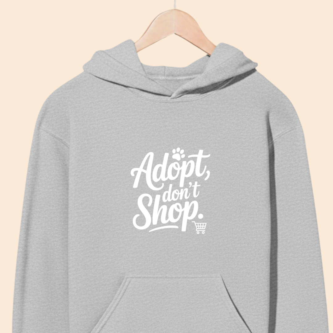 Adopt, Don't Shop Premium Unisex Hoodie for Pet Lovers