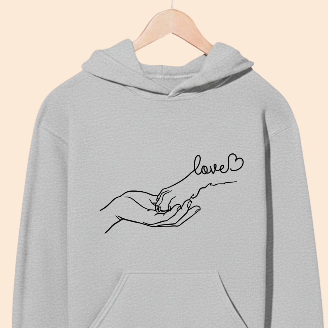 Dog is my Love - Paw Connection - Premium Unisex Hoodie for Pet Lovers