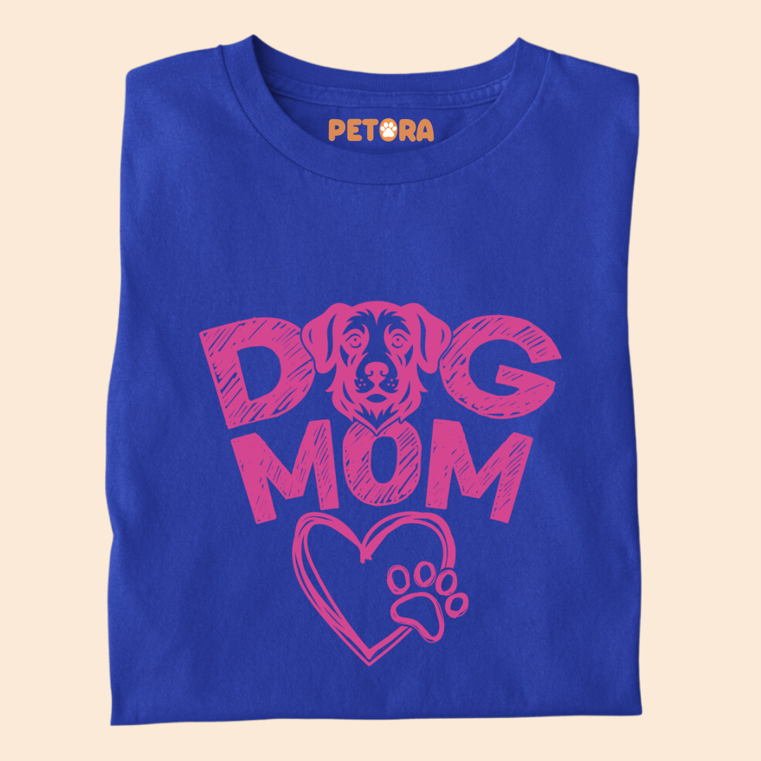 Dog Mom Heart Premium T-shirt for Women