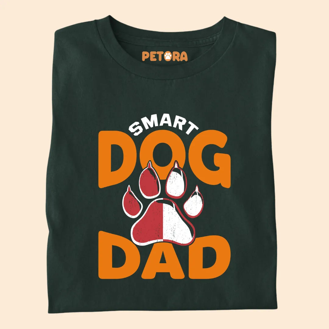 Smart Dog Dad Premium T-shirt for Pet Lovers