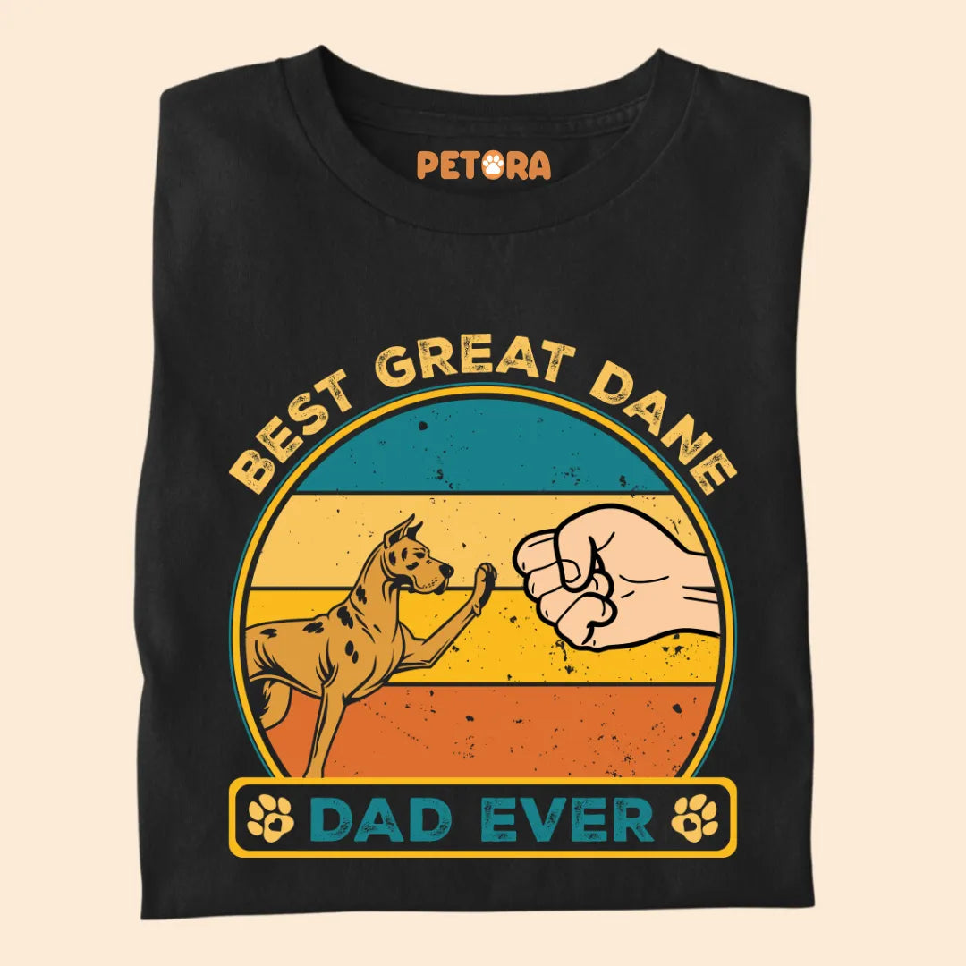 Best Great Dane Dad Ever Premium T-shirt for Pet Lovers