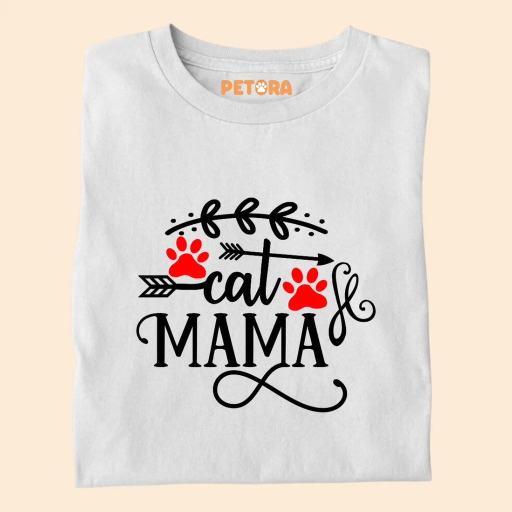 Cat Mama Premium T-shirt For Cat Lovers
