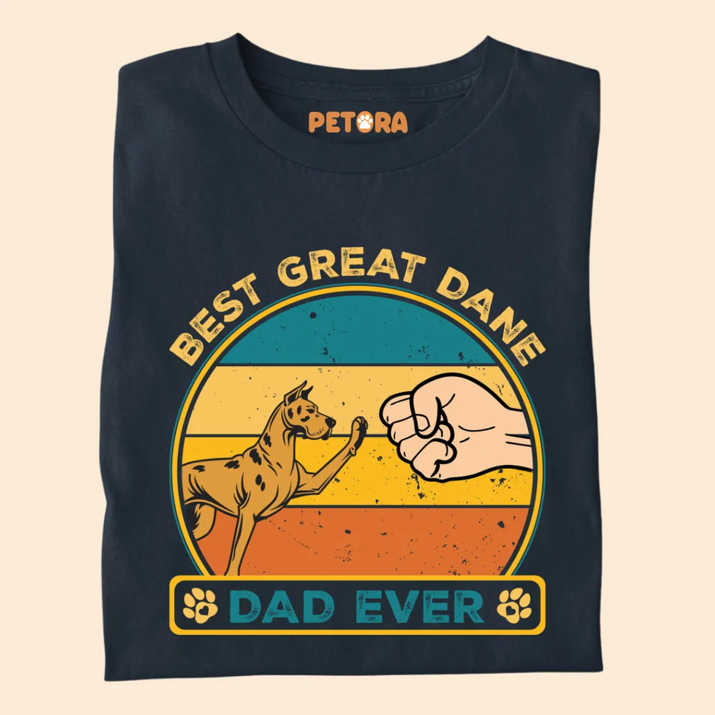 Best Great Dane Dad Ever Premium T-shirt for Pet Lovers