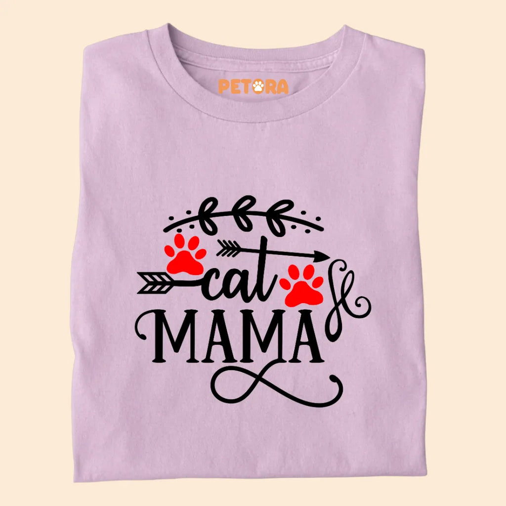 Cat Mama Premium T-shirt For Cat Lovers