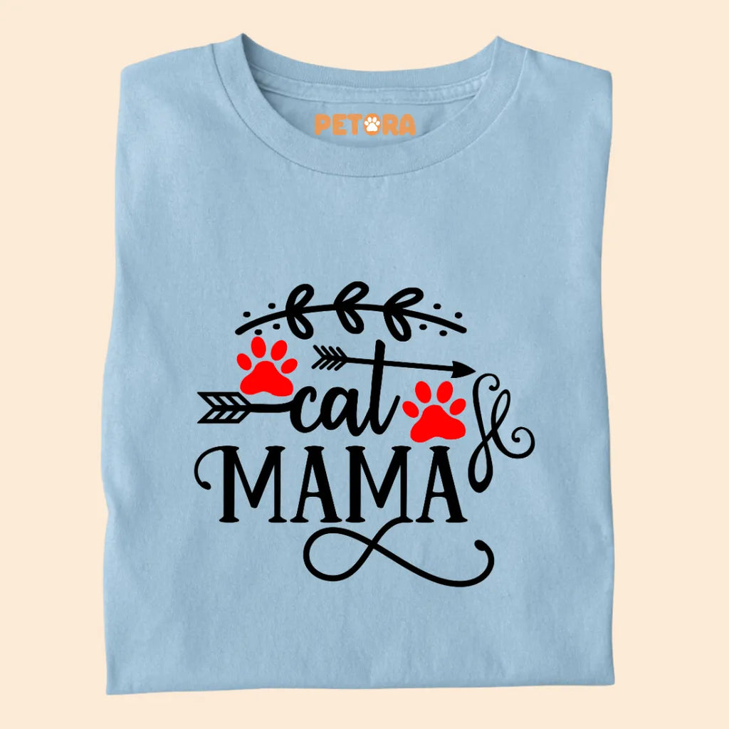 Cat Mama Premium T-shirt For Cat Lovers