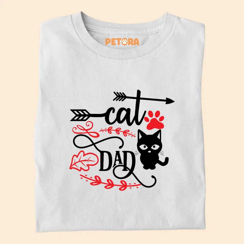 Cat Dad Premium T-shirt For Cat Lovers