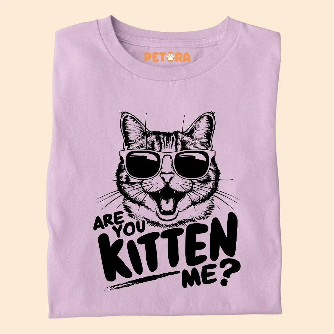 Are You Kitten Me Premium T-shirt For Cat Lovers