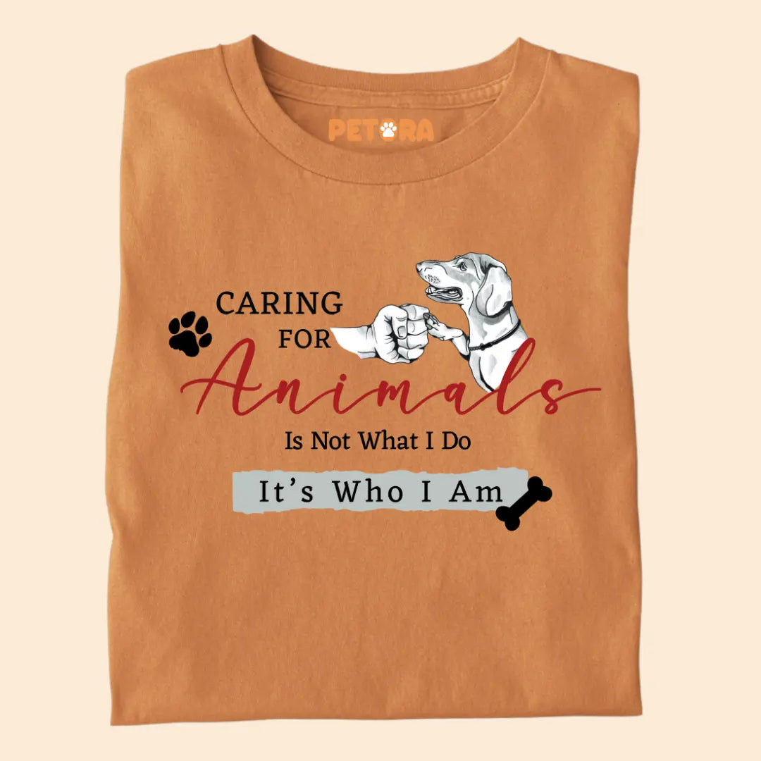 Caring For Animals Premium T-Shirt for Dog Lovers