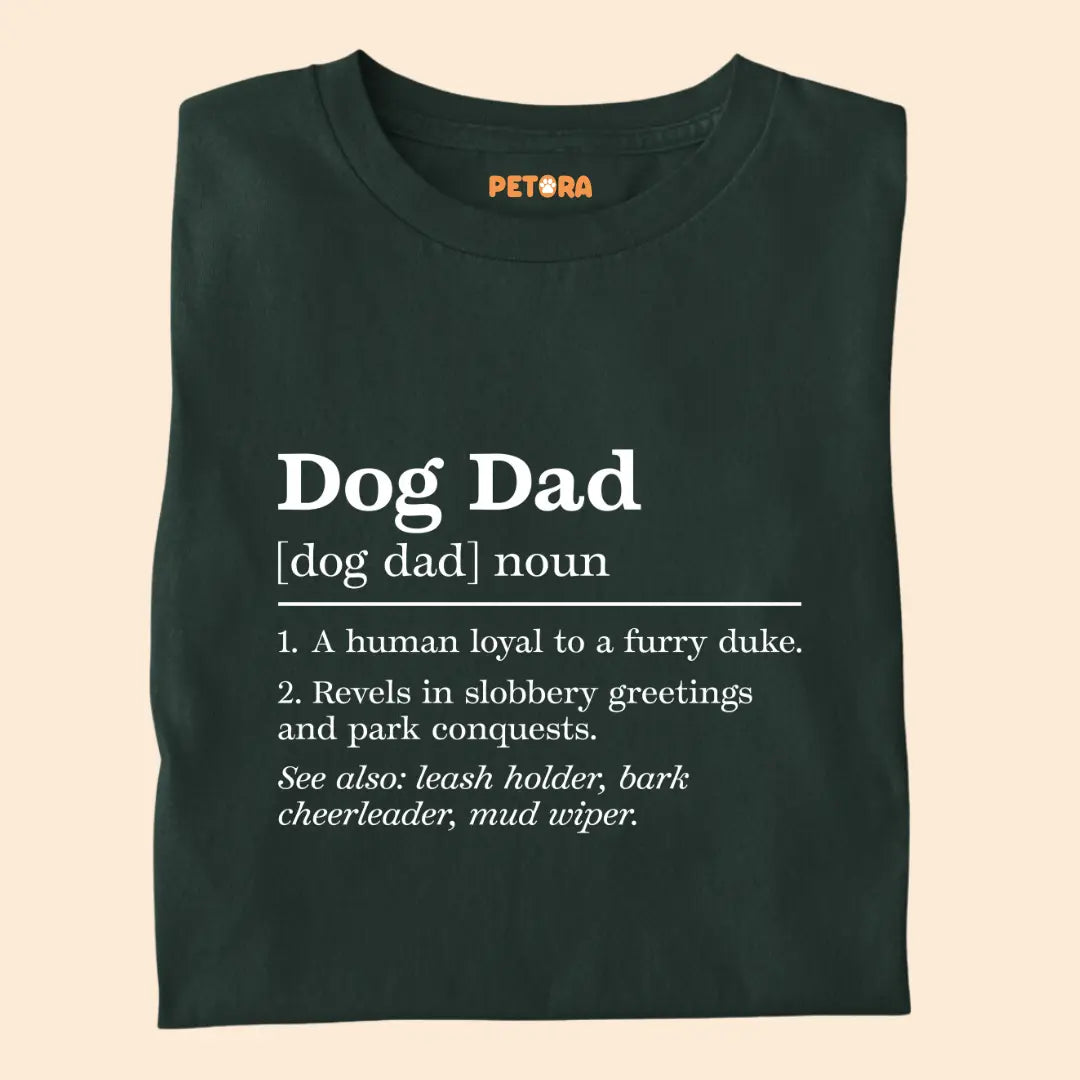 Dog Dad Noun Premium T-Shirt for Dog Lovers