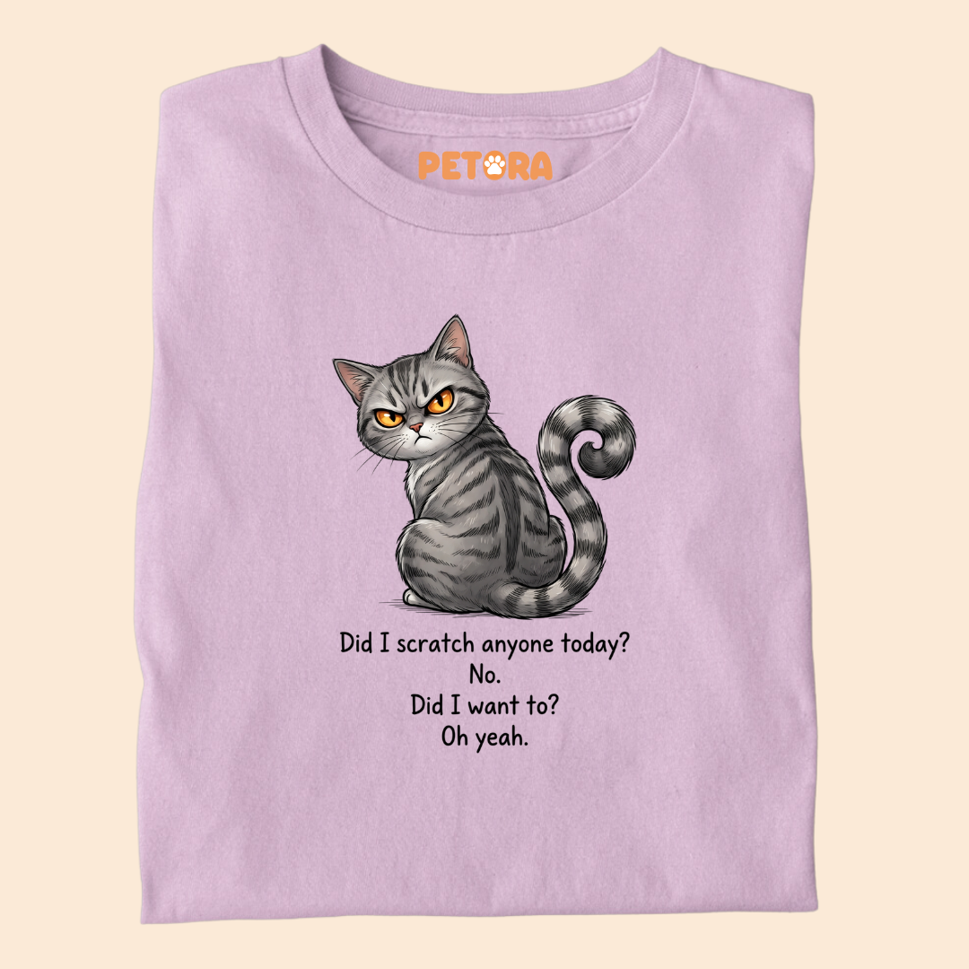 Did I Scratch Anyone Today Cat T-Shirt