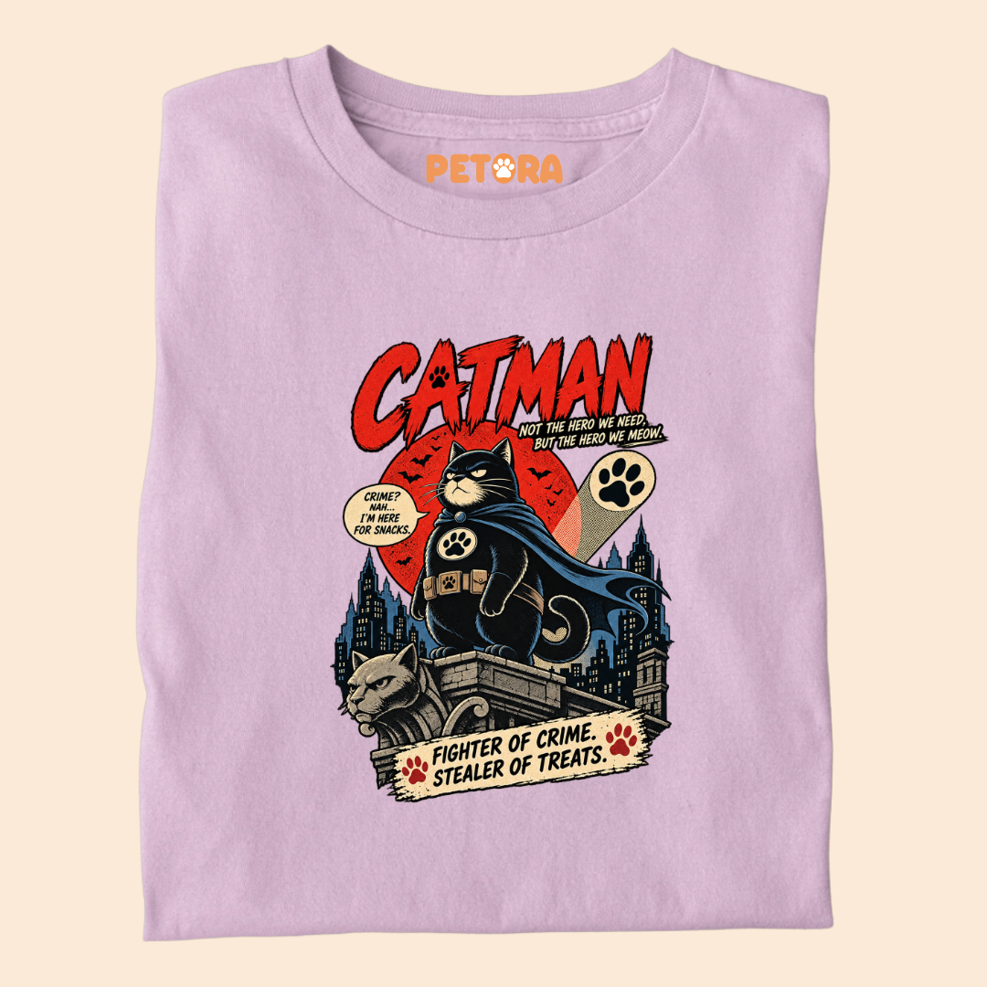 Catman Superhero Black Cat T-Shirt
