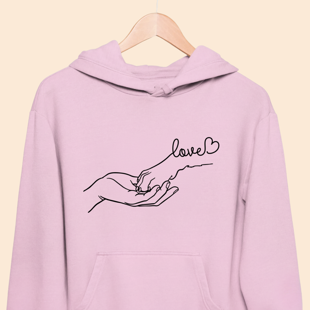Dog is my Love - Paw Connection - Premium Unisex Hoodie for Pet Lovers