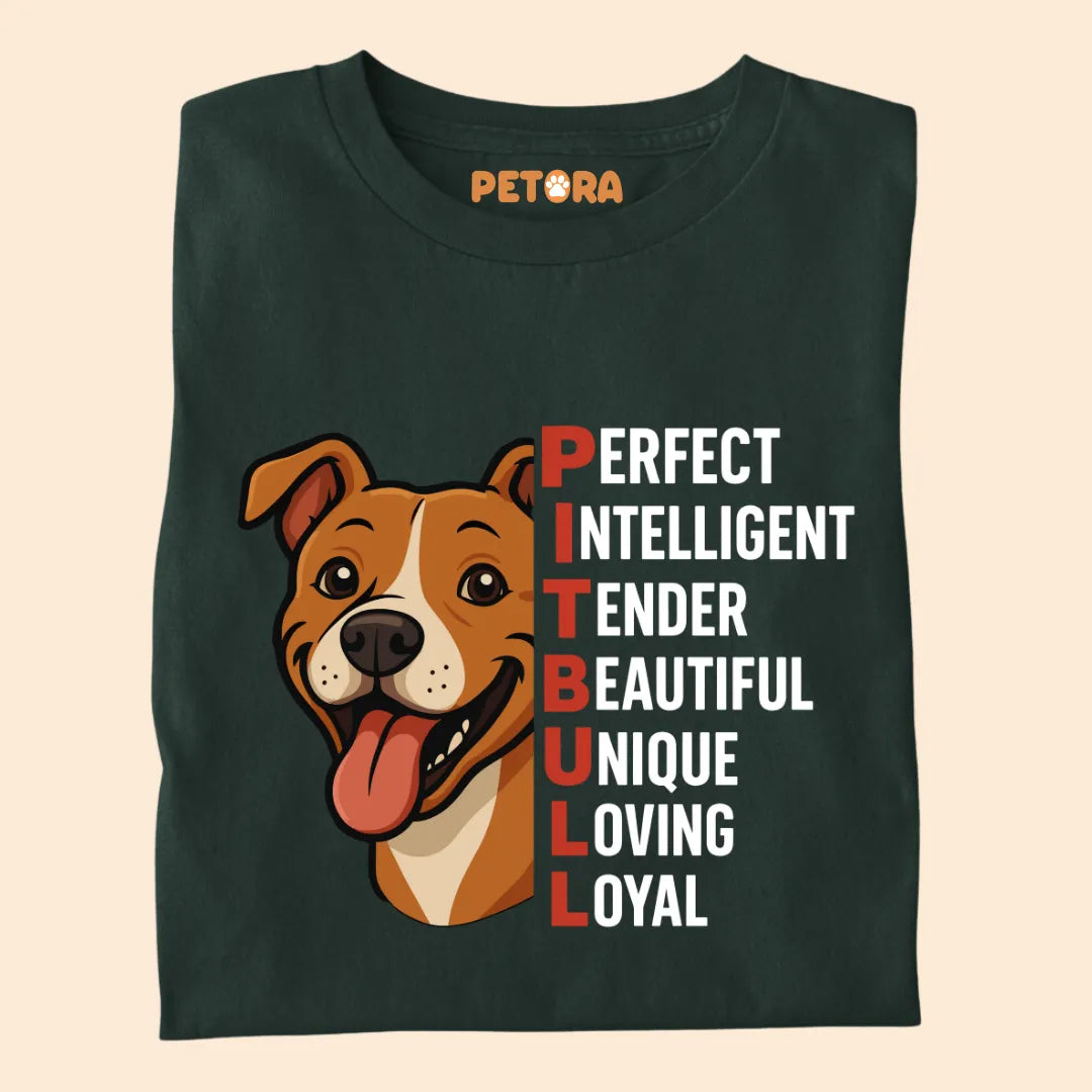 Pitbull Full Form Premium T-shirt for Pet Lovers
