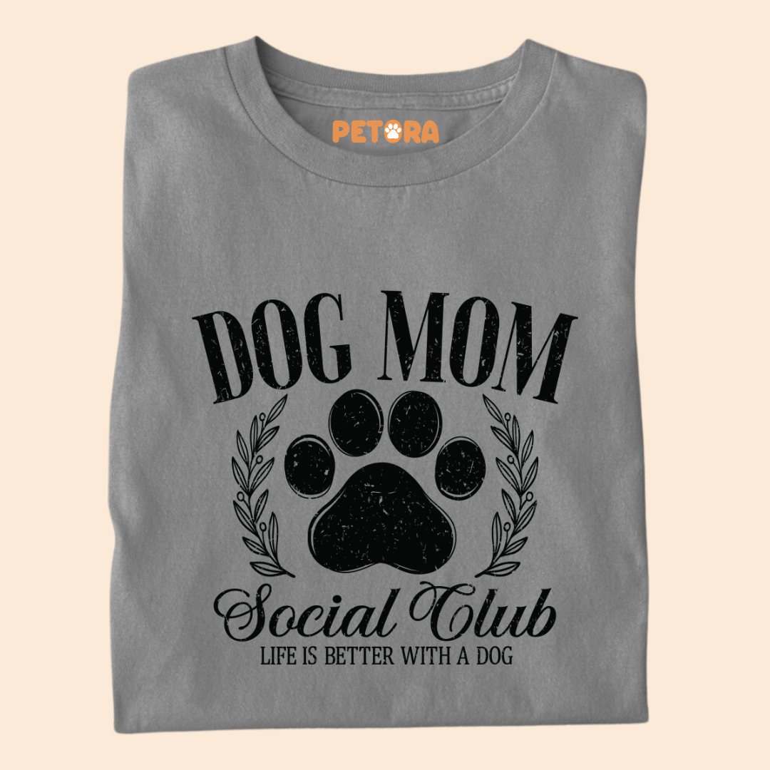 Dog Mom Social Club Premium T-shirt for Women