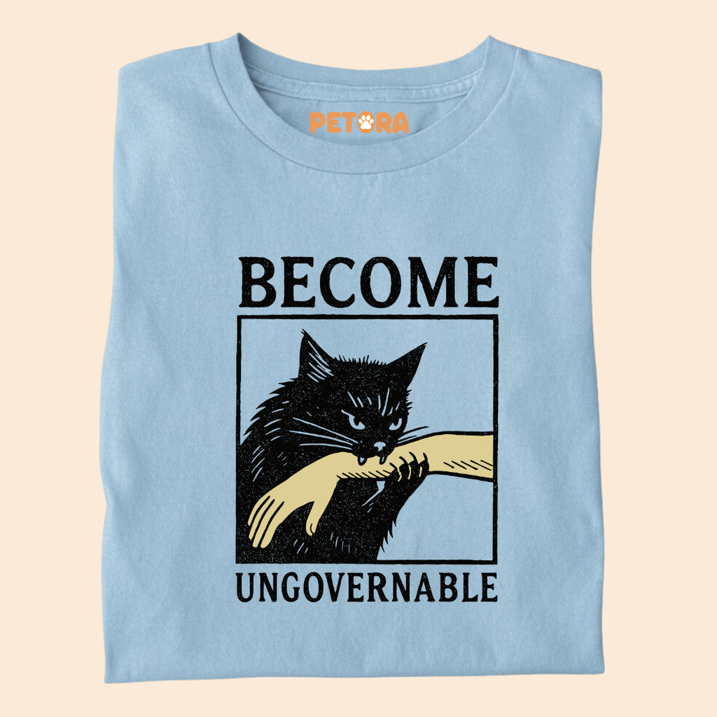 Become Ungovernable Cat Meme Premium T-shirt for Pet Lovers