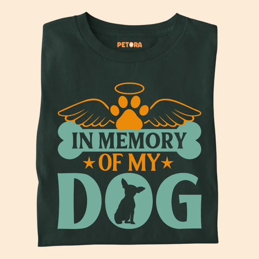 In Memory of My Dog - Premium Unisex T-shirt for Pet Lovers