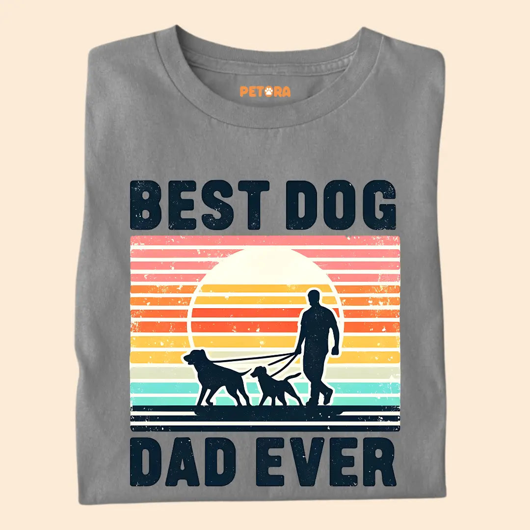 Best Dog Dad Ever Premium T-Shirt for Dog Lovers