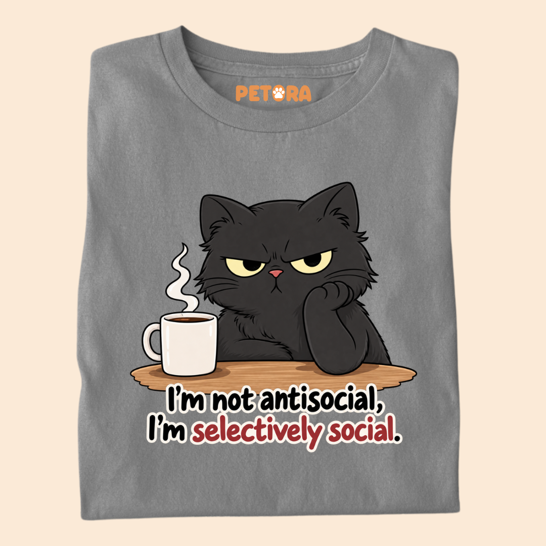 I’m Not Antisocial I’m Selectively Social T-Shirt
