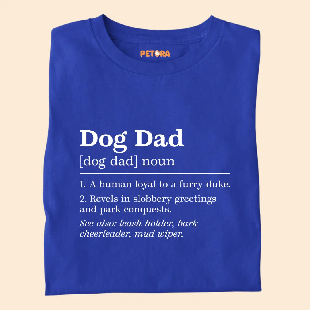 Dog Dad Noun Premium T-Shirt for Dog Lovers