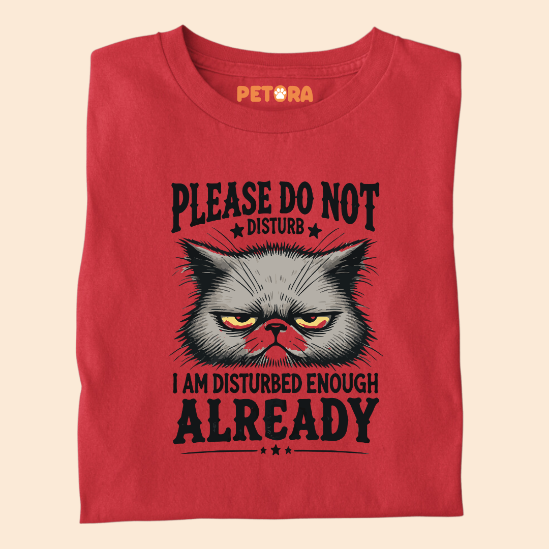 Please Don't Disturb Cat Meme T Shirt