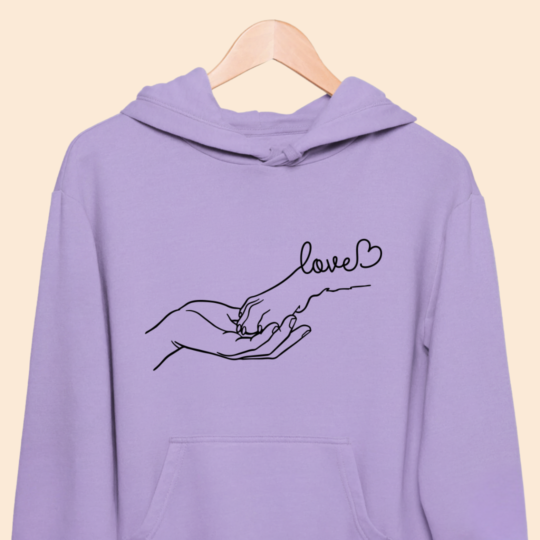 Dog is my Love - Paw Connection - Premium Unisex Hoodie for Pet Lovers