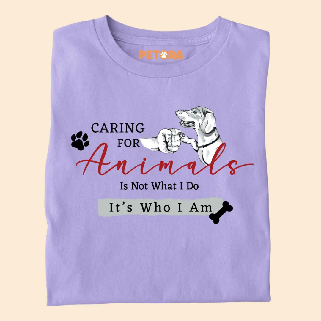 Caring For Animals Premium T-Shirt for Dog Lovers