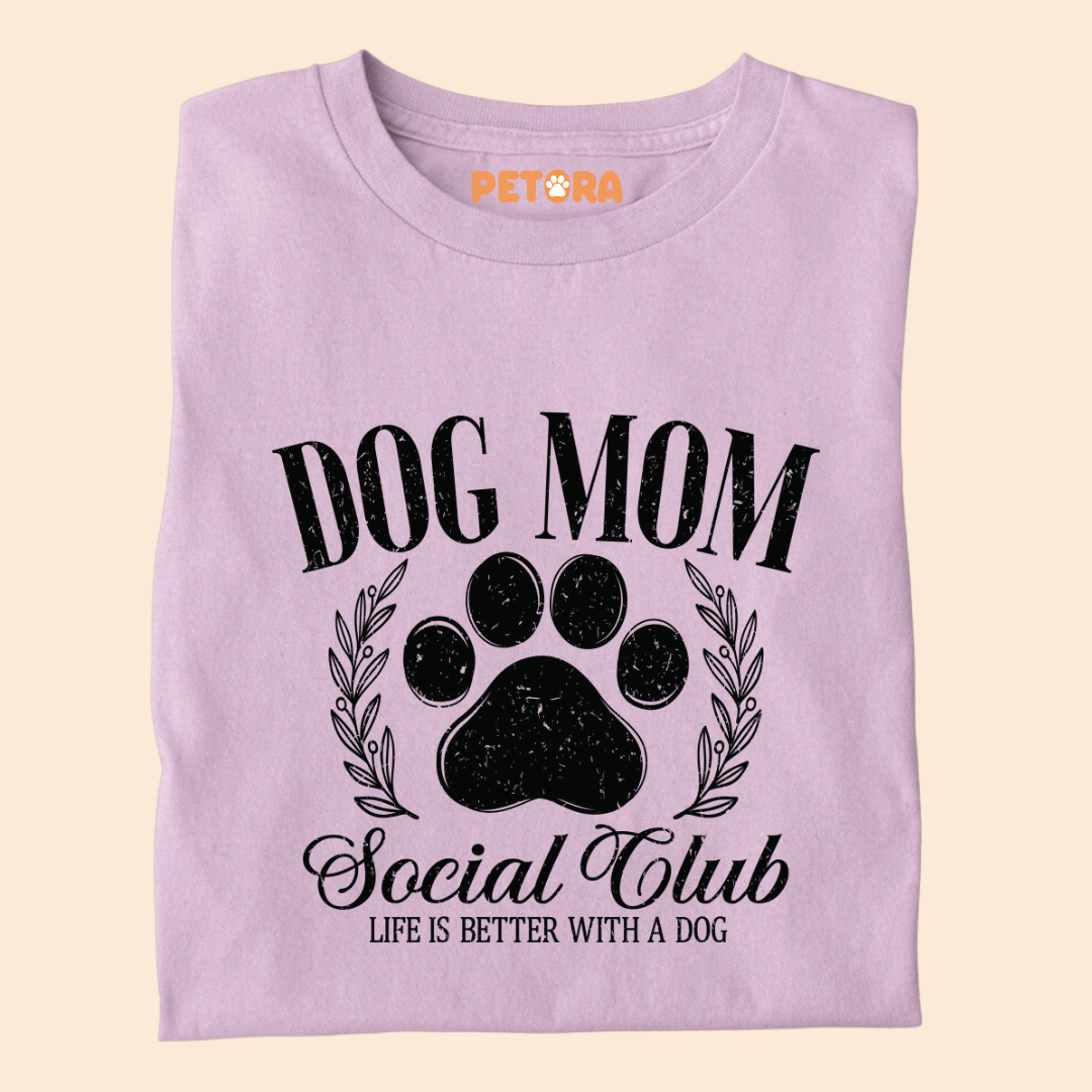 Dog Mom Social Club Premium T-shirt for Women