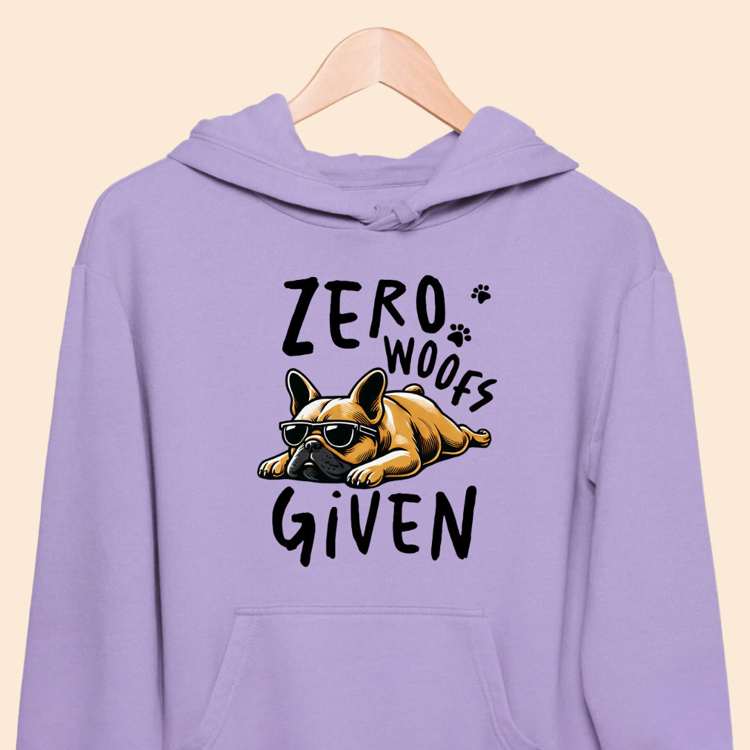Zero Woofs Given Premium Unisex Hoodie for Dog Lovers