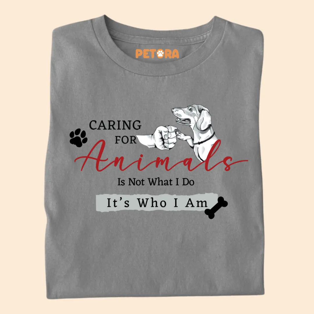 Caring For Animals Premium T-Shirt for Dog Lovers