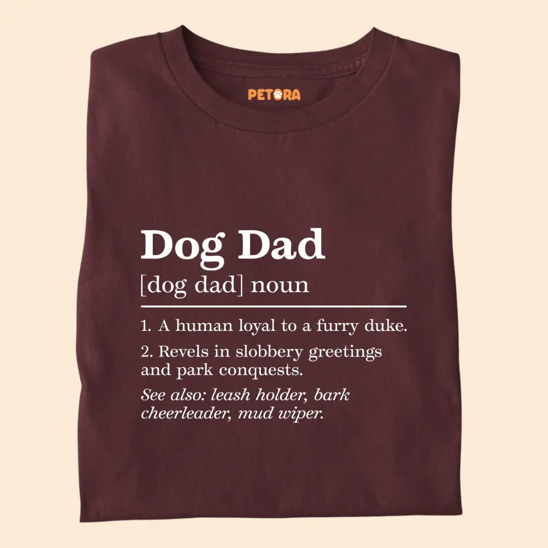 Dog Dad Noun Premium T-Shirt for Dog Lovers